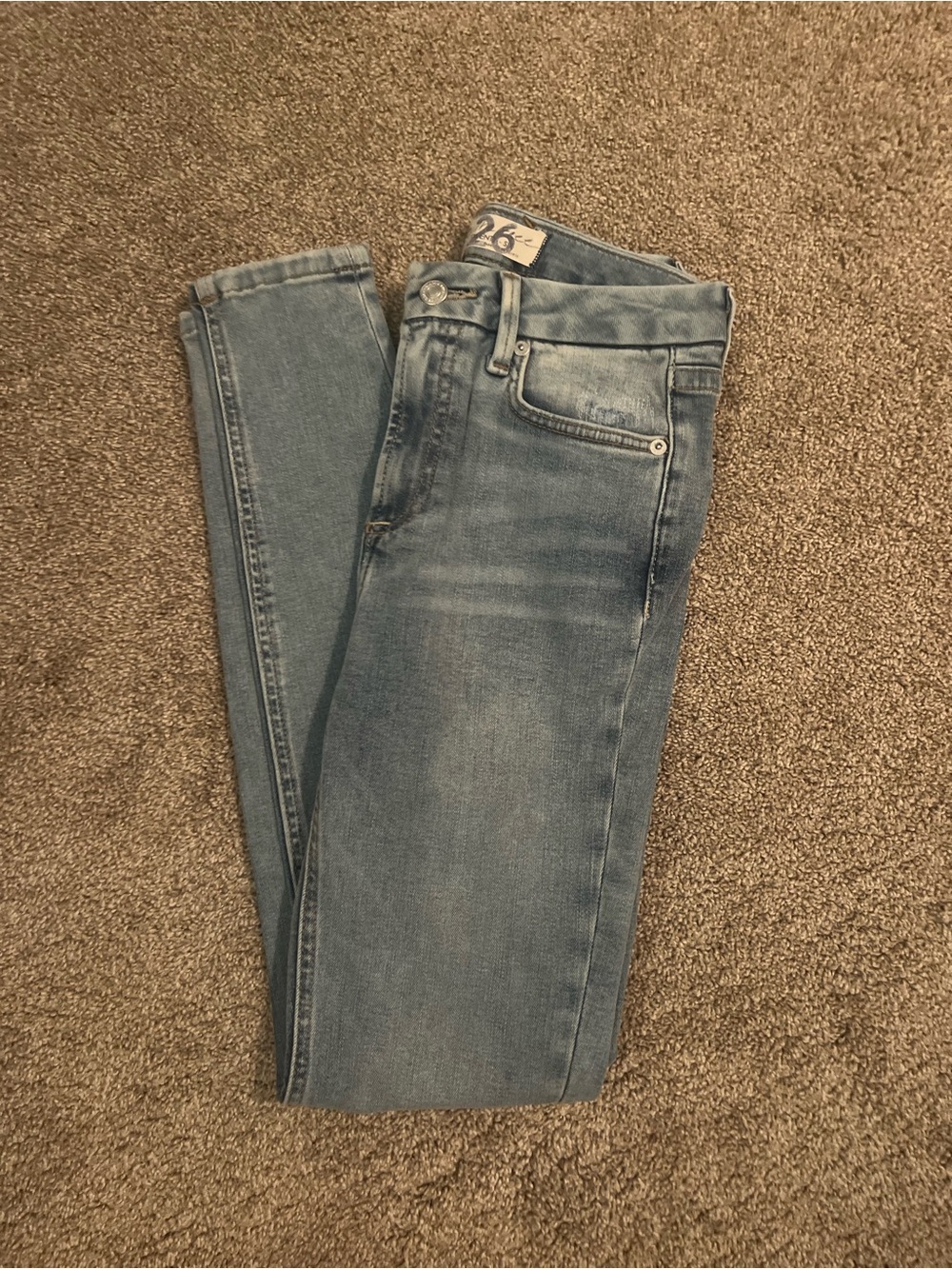 Free People Light Blue Women’s Skinny Jeans